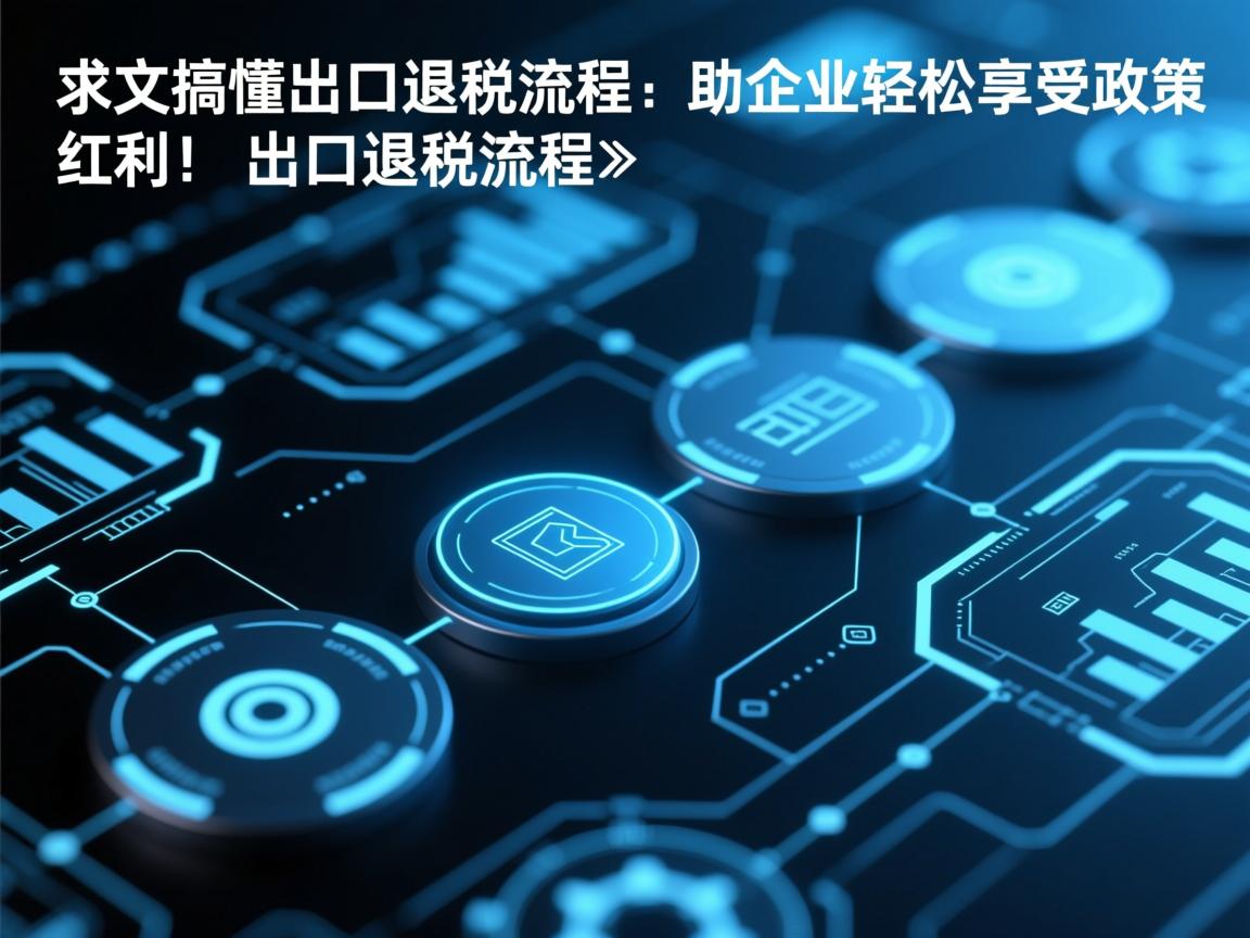 一文搞懂出口退税流程，助企业轻松享受政策红利！出口退税流程​一文搞懂出口退税流程，助企业轻松享受政策红利